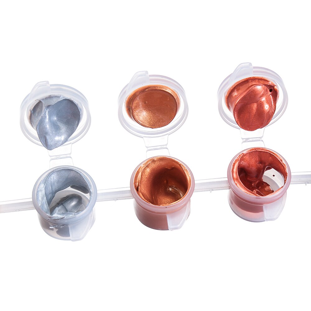 4/6Colors Acrylic Paint Drawing Pigment Oil Painting Metallic Color Tubes Artist Aquarelle Graffiti Baby Art Supplies