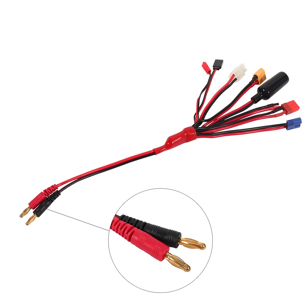 8in1 Lipo Battery Multi Charging Plug Convert Cable Line Multifunctional Convert Charger Cables For IMAX B6 Chargers