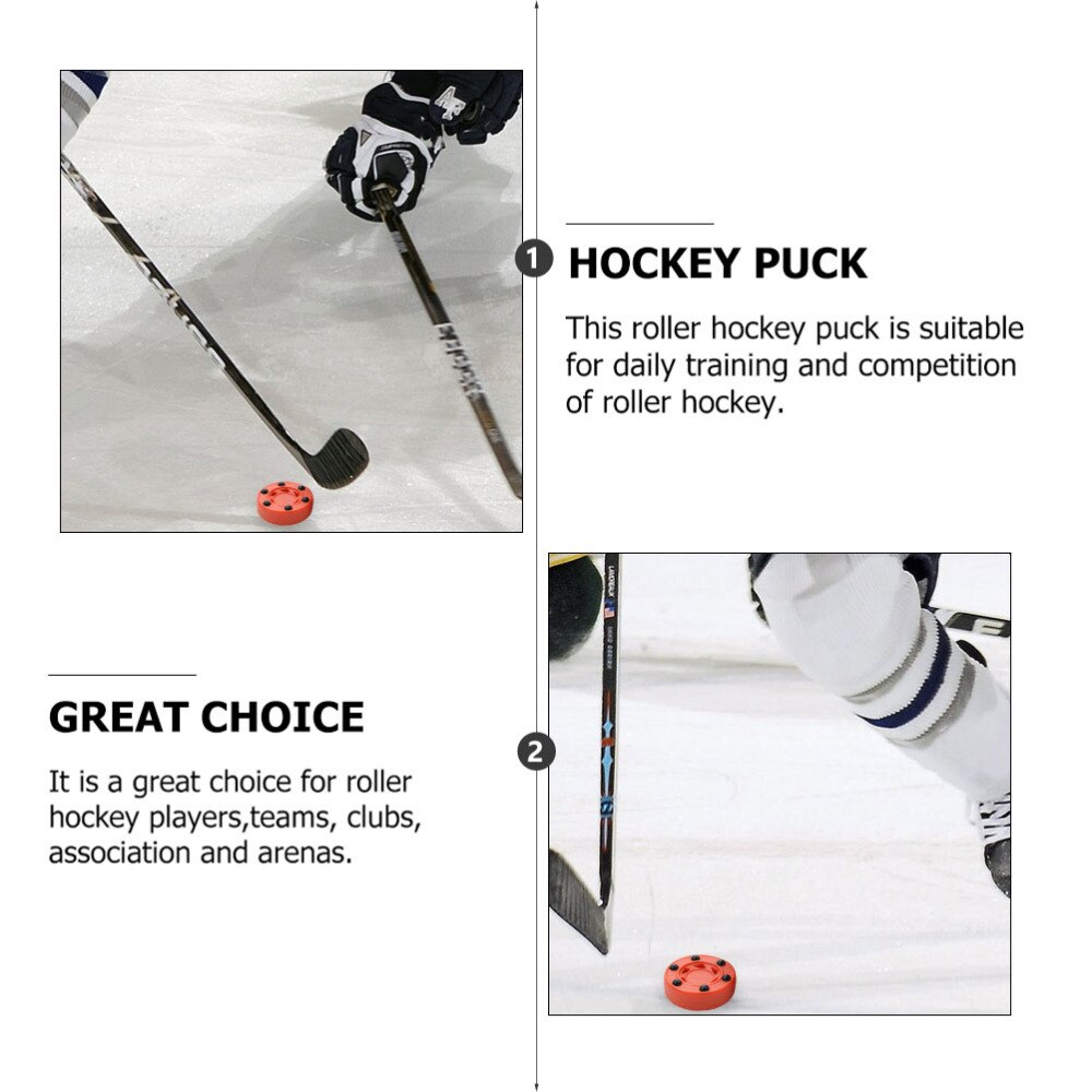 3 uds. De juego de Hockey sobre ruedas, Puck Training Puck Street Hockey para practicar