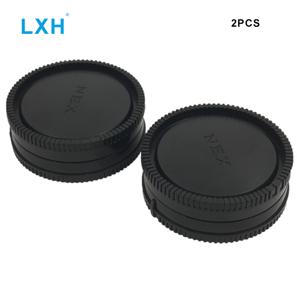 LXH Camera Voor Body Cap + Achter Lensdop Cover voor Sony Alpha A6500 a5100 a3000 A7Rii A7R A7 NEX-7 NEX-6 5 T 5R E-Mount Cover body