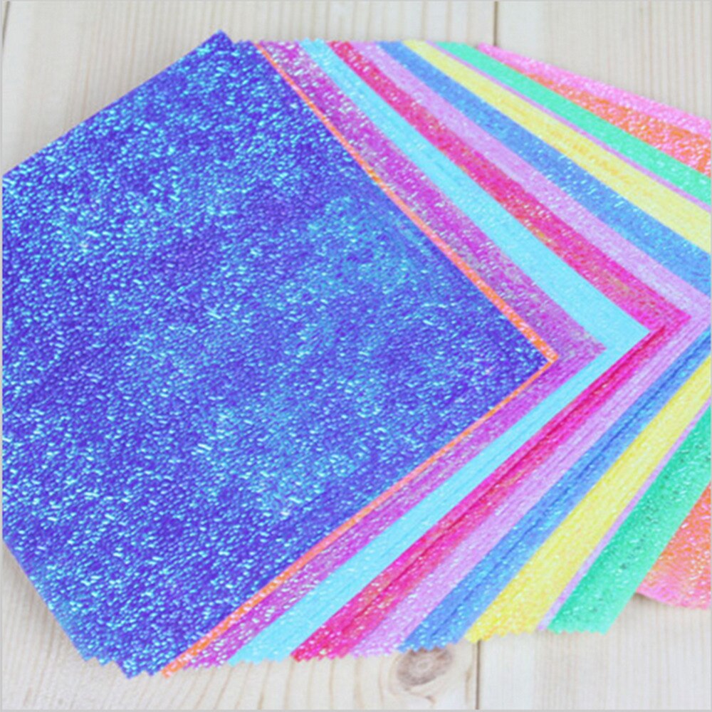 50Pcs Vierkante Origami Glitter Papers Art Metal Stansmessen Stencils Voor Scrapbooking Album Card Embossing Diy Ambachtelijke Papier
