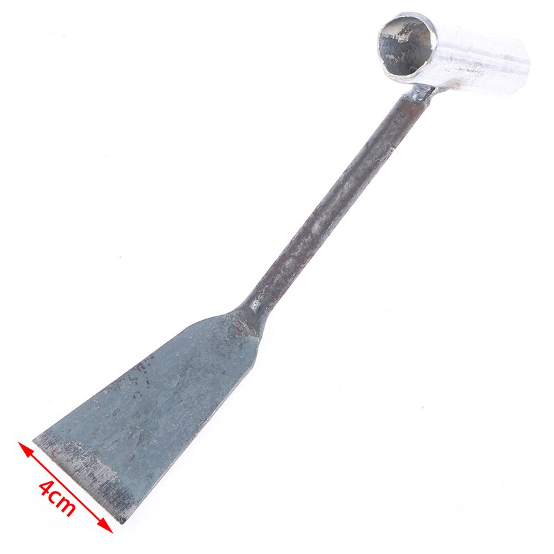 1pcs All-Steel Hoe Flat-head Shovel Planting Vegetables Farm Agriculture Garden Flowers Weeding Tool Garden Accessories: A