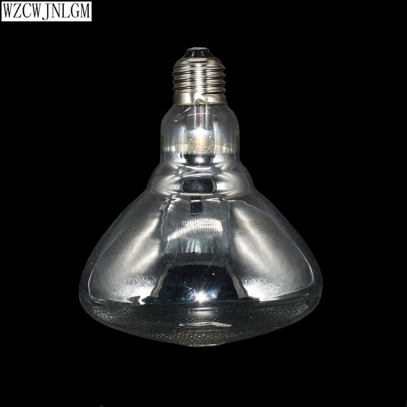 1pcs 220V warm light waterproof infrared and pig and pet reptile heating lamp 245W / 200W /175W/ 150W / 100W livestock supplies