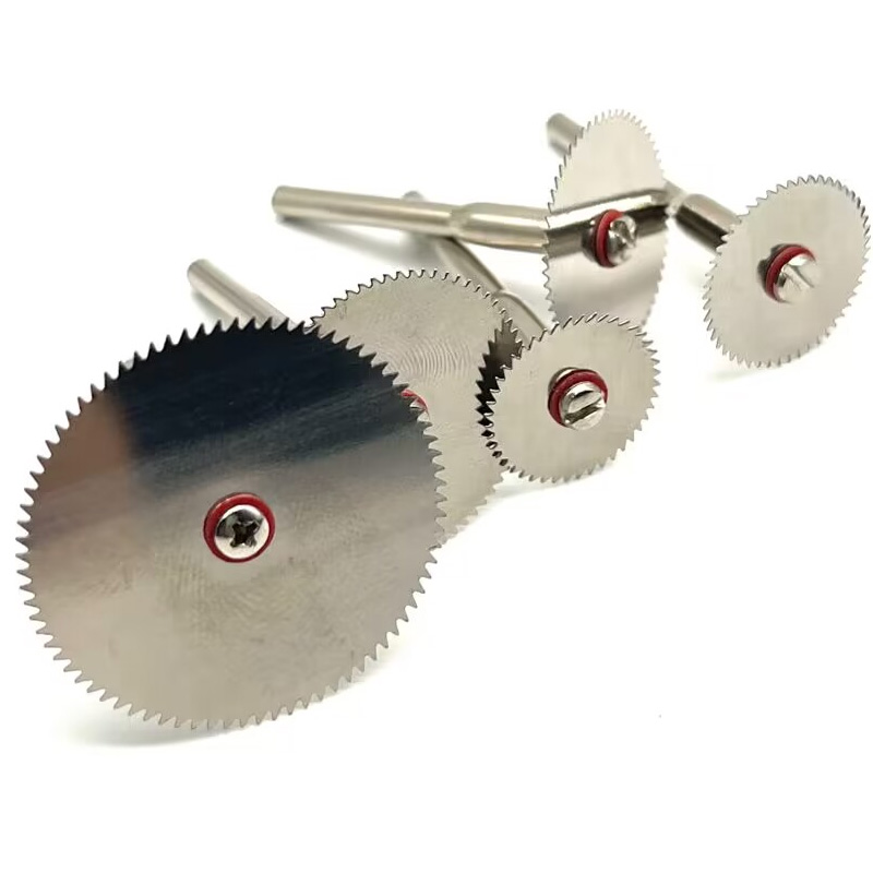 Mini hoja de sierra Circular, disco de corte eléctrico, herramienta rotativa para cortador de Metal Dremel, herramienta eléctrica, discos de corte de madera, 6 uds.