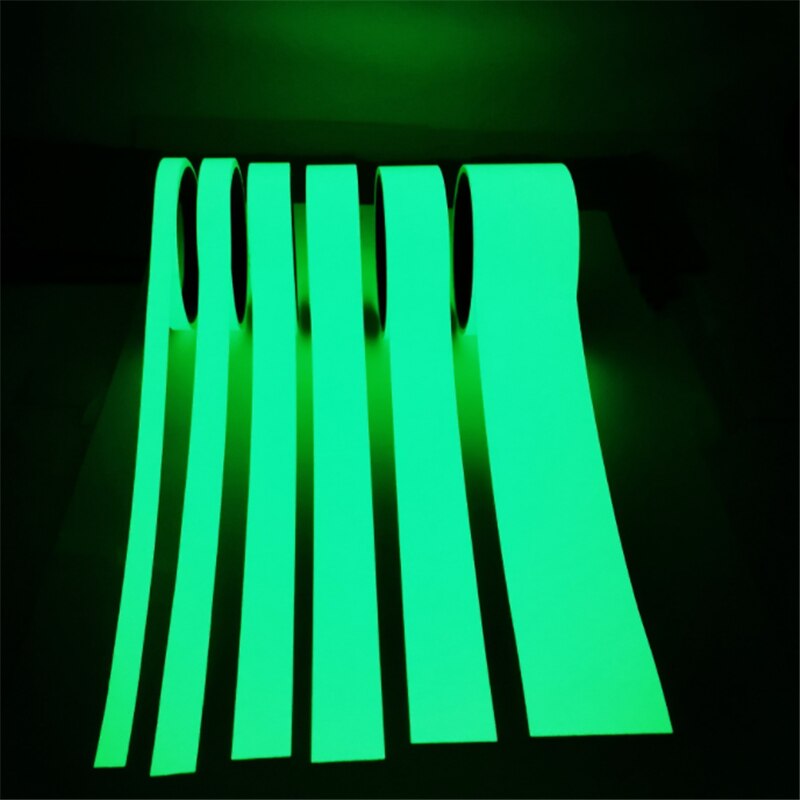 1pcs 3meters Luminous Fishing Rod Tape DIY Self-adhesive Tape Sticker luminescent Glow in the Dark Tape pesca