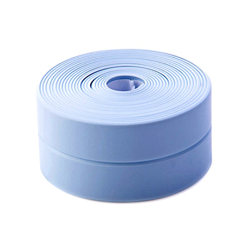 Kalefateren Strip Kit Tape Voor Bad Zelfklevende Afdichtingstape Voor Keuken Aanrecht Badkamer Douche Toilet Wastafel Muur Hoek: Blue