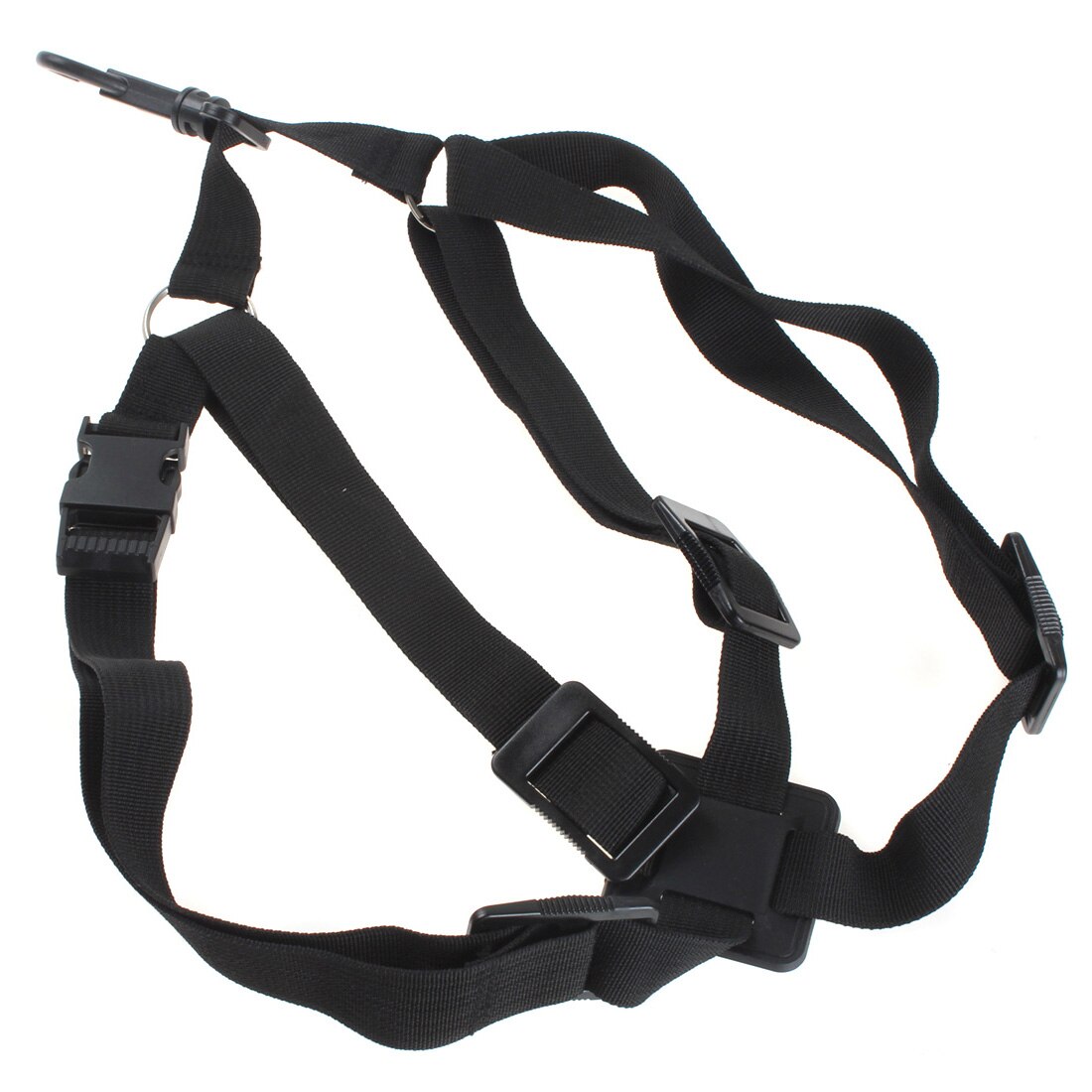 Zwarte verstelbare universele saxofoon schouderband voor alt/tenor/sopraan saxofoon