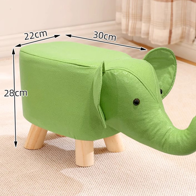 Sillas de madera hasta la rodilla para niños, asiento de comedor de conejo, mesas de asiento de madera para niños, silla nórdica para bebé, muebles de habitación para niños pequeños