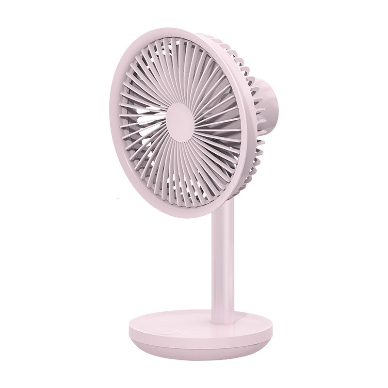 Xiaomi solove 5w usb bordvifte 4000 mah usb oppladbar 3 moduser vindhastighetskjøling oscillerende svart vifte 3 farger: Rosa