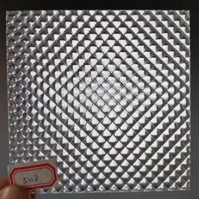 4Pieces 300x300mm Prismatic Polycarbonate Light Diffuser Sheet,Beatiful Pattern Plate For Lighting,Lamp,Lanttern Diffuser Cover: 2.7mm 508 Lines