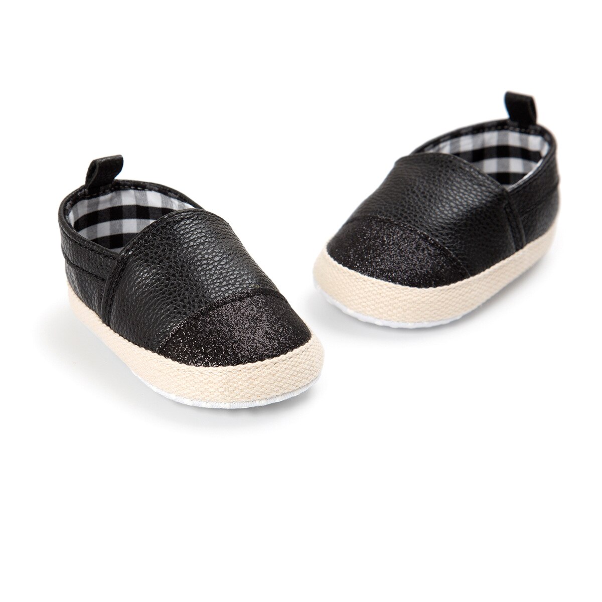 Baby Boy Shoes Infant Soft First Walkers Toddler Kid Nonslip Indoor Outdoor Shoes Spring Summer Leather Sneaker Shoes Prewalkers: Black / 13-18 Months