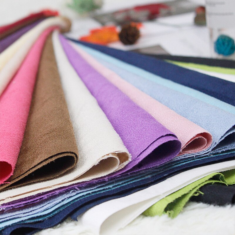 Tissu en Faux cuir suédé synthétique imperméable, 100x148cm, pour vêtement, bricolage, matériel de couture