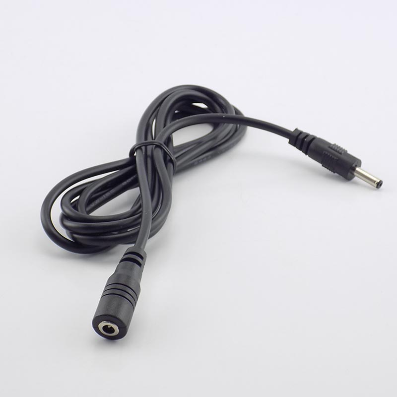1/1.5/3/5/10m dc strømkabel forlenger 5v 2a lednings adapter 3.5mm x 1.35mm dc hann dc hunnkontakt for cctv sikkerhetskamera
