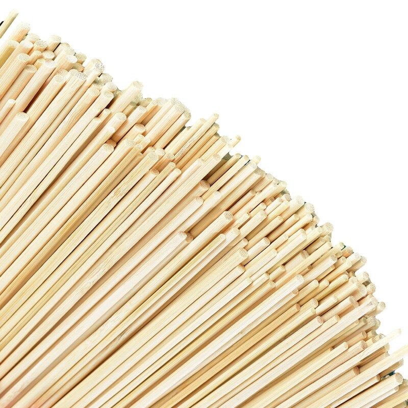 50 Pcs Round Bamboo Wooden Stick Rod Square Strip For Crafts Food Model Making For DIY Food Craft Useful Wood For Home DIY