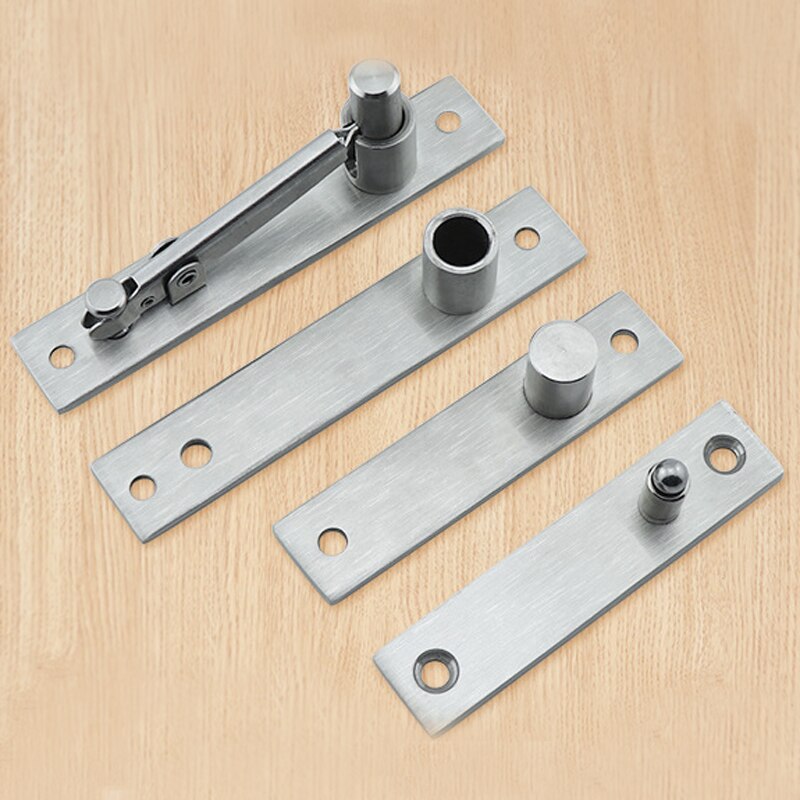 Revolving wooden door hinge 360 degree rotating shaft stainless steel Positioning shaft Pivot hinge Hidden rotation axis
