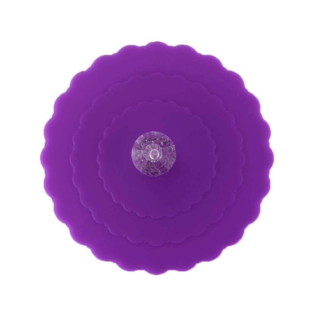 1pc søte frukter pryder vann drikkebeger lokk silikon anti-støv bolle deksel kopp forseglinger glass krus lokk tekopp deksler diameter 10cm: L
