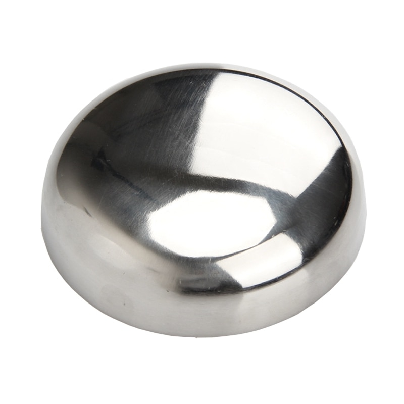 19mm 25mm 32mm 38mm 45mm 51mm 57mm 63mm 76mm 89mm 102mm 108mm OD 304 Stainless Steel Sanitary Welding End Cap Pipe Fitting