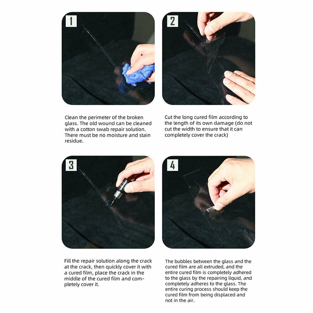 5pcs Automotive windscreen repair resin Car Glass Chip Crack Resin Set