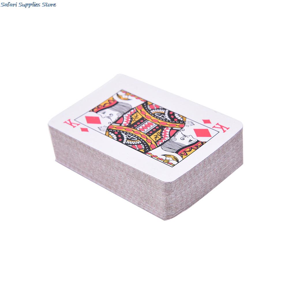 Mini poker små spillekort familie spil rejse spil 5.3*3.8 cm