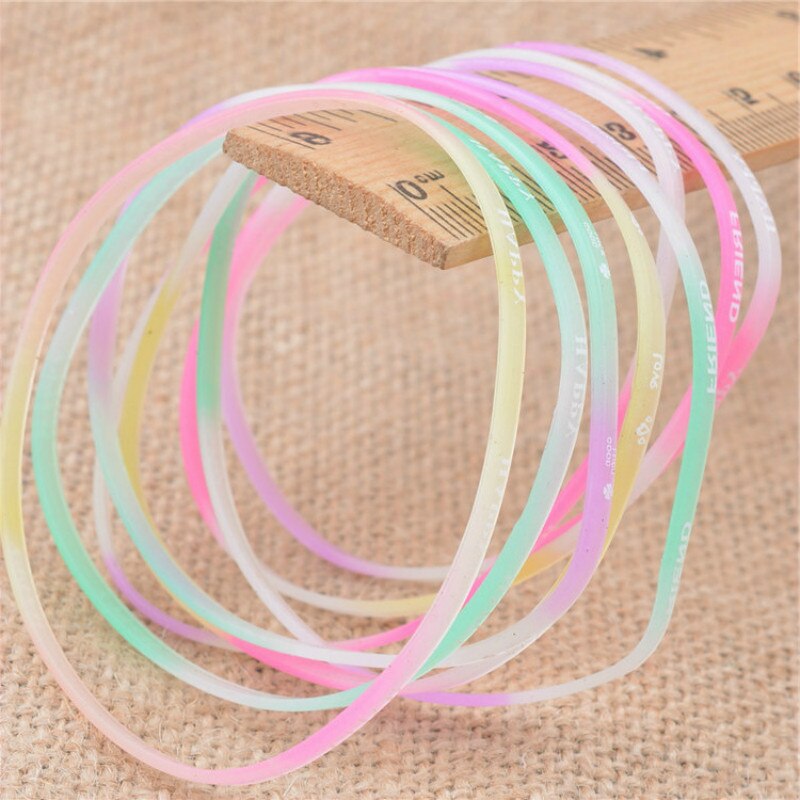 1pcs Luminous Bracelet Luminous Toys Light Flash Toys Wrist Hand Take Dance Party Dinner Party Christmas Kids