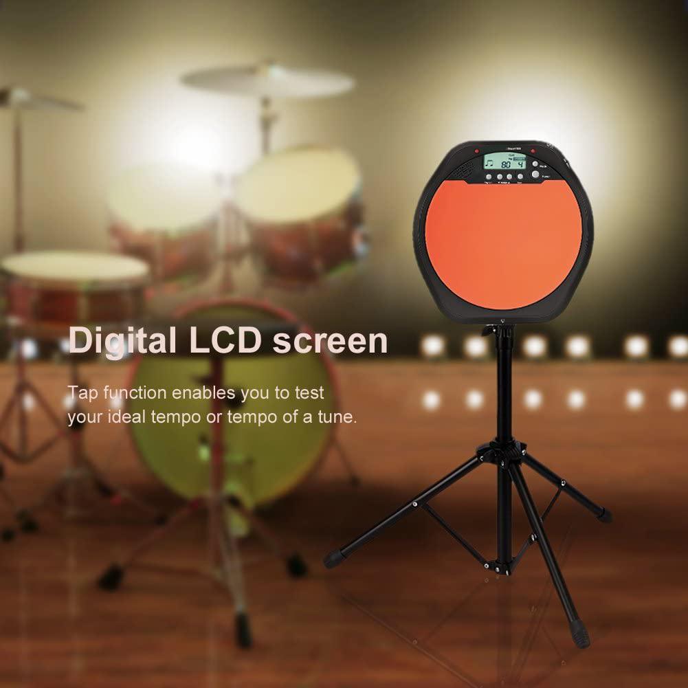 2 In 1 Draagbare Digitale Elektronische Domme Drumpad Percussie Praktijk Metronoom Voor Drummer Training Practice