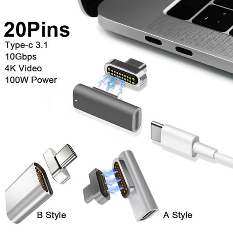 20 Pins USB C Adapter Type C Connector PD... Grandado