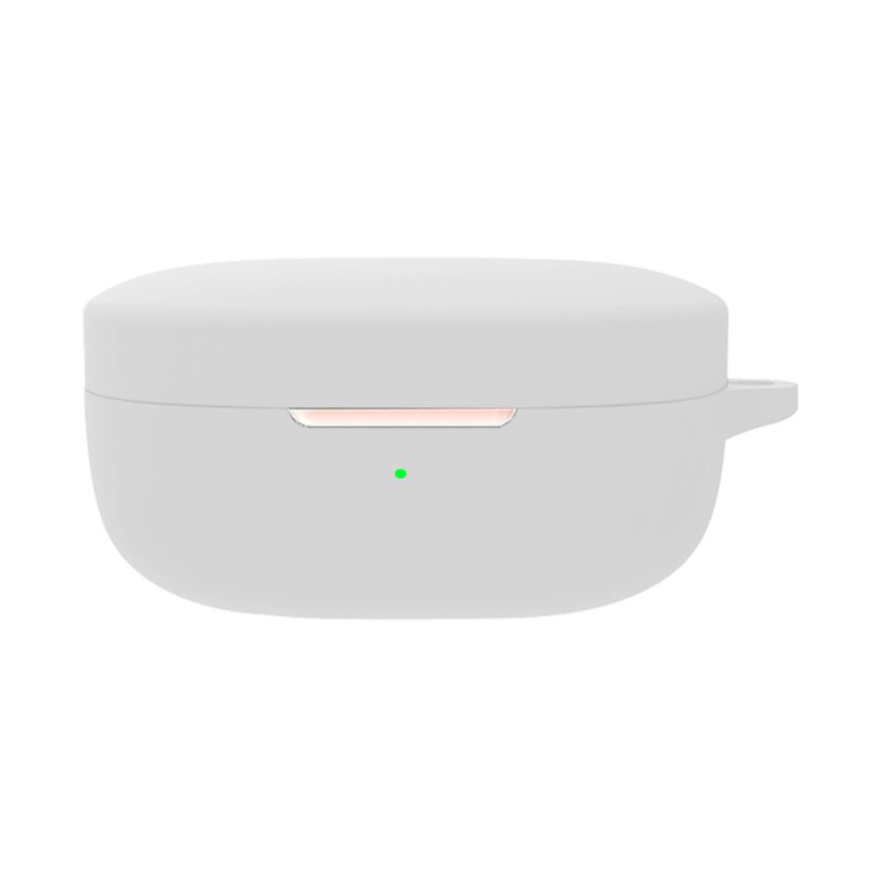 Para redmi airdots 3 caso do fone de ouvido capa protetora silicone bolsa escudo para xiaomi redmi airdots 3 tws bluetooth fone de ouvido caso: WHITE
