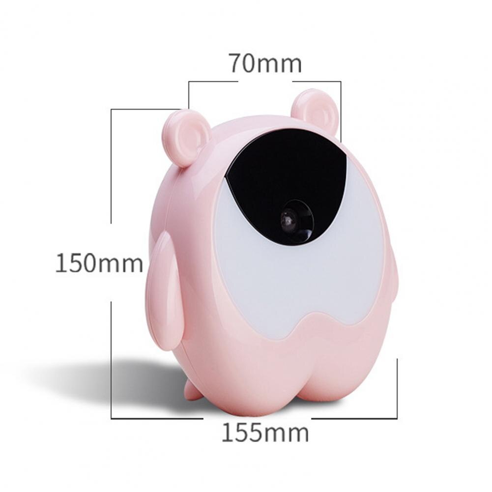 Durable Digital Clock USB Powered Adjustable ABS Cute Bear Alarm Clock Night Light for Home Bedroom Office Atmospheres Light