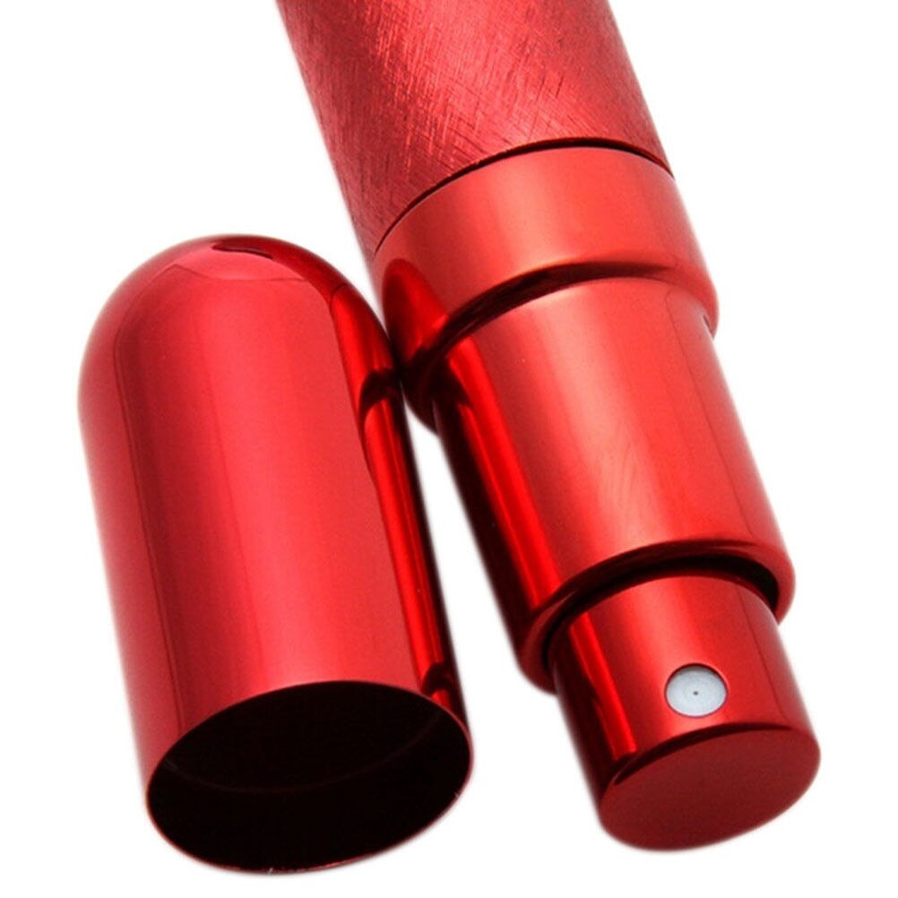 Pequeña Mini botella de Perfume vacía de 12ML, atomizador de Perfume de plástico recargable portátil, contenedor de viaje, 1 unidad