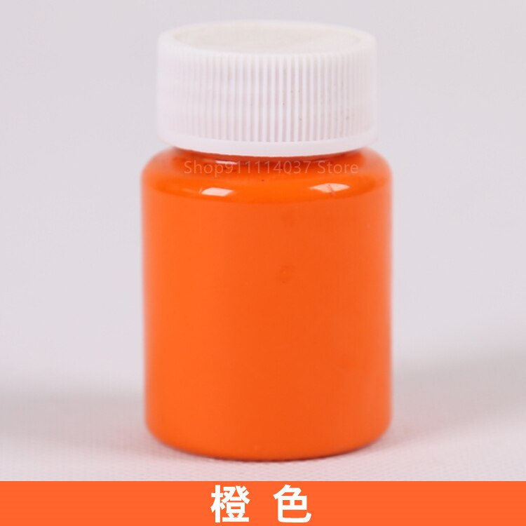 50ML Water Transfer Painting DIY Painting On Water Drawing Floating Paint Doodle Pigment Marbling Painting Water Drawing Tools: Orange