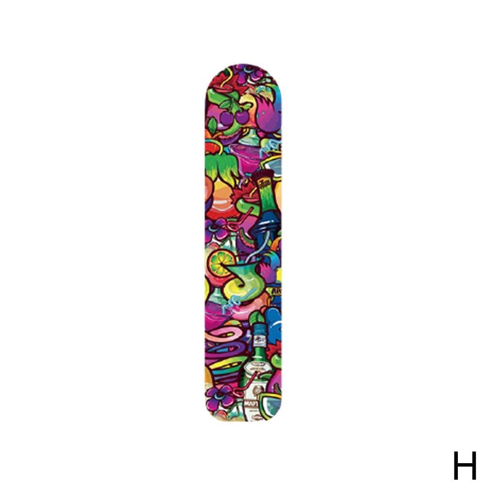 Scooter klistermærker, der passer til xiaomi mijia  m361 max  g30 modifikation reflekterende natkørsel sikkerhed skateboard advarselsstrimmel: H