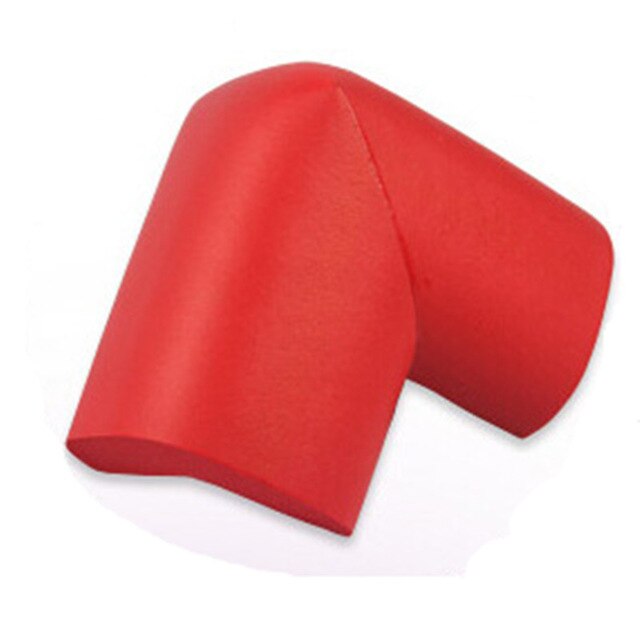 4pcs/lot Soft Edge Corner Guards Table Desk Corner Protector Baby Safety Edge Corner Guards kids baby Protection Tape Cushion: 4 PC Red