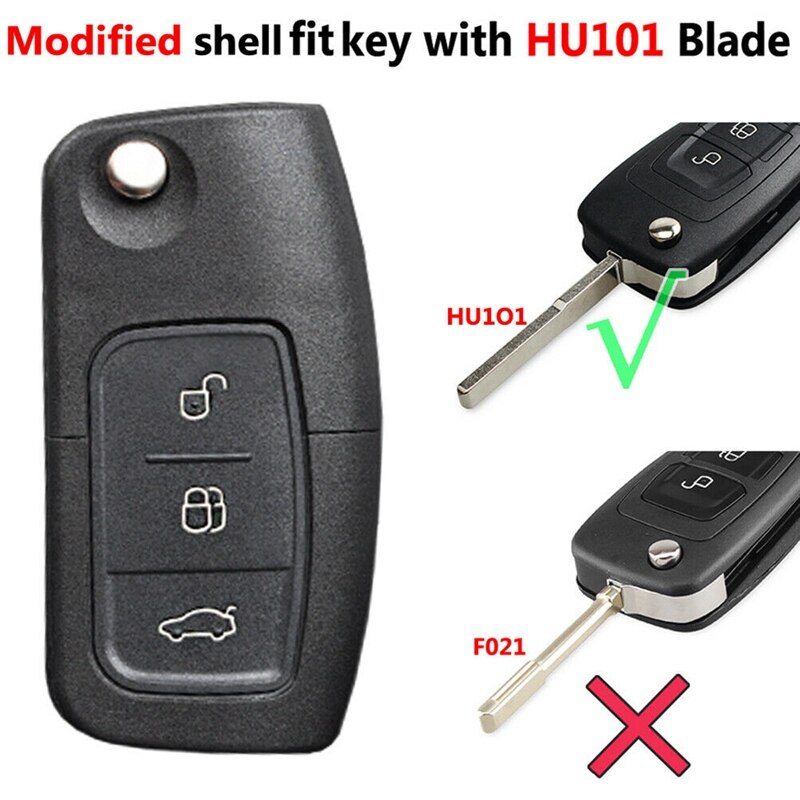 Auto Afstandsbediening Sleutel Shell Remote Key Case Cover Voor Ford Focus Fiesta Mondeo S-Max C-Max