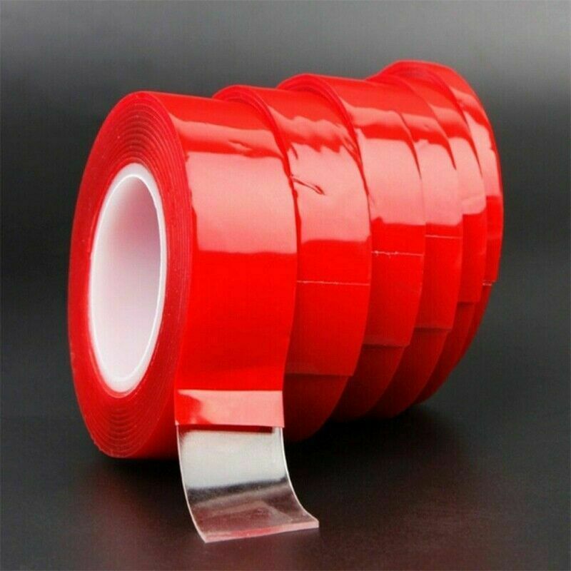 Dubbelzijdige Tape Traceless Wasbare Plakband Grip Nano Onzichtbare Rode Gel Tapes Transparante Magic Gel