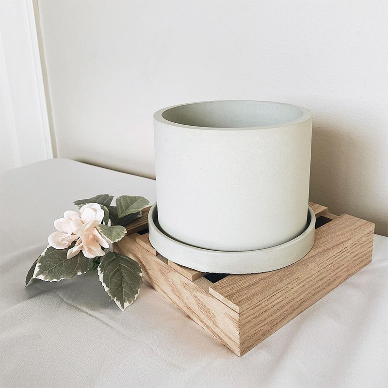 Duże donice ogrodowe z lastryko Forma silikonowa Okrągłe formy betonowe robić doniczki 15 cm Świeca Kubek Żywica Naczynie Forma gipsowa