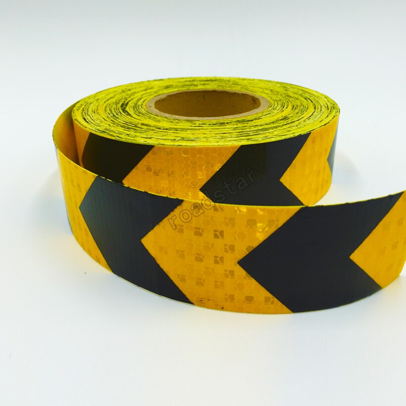 5cmx5 0m odblaskowa taśma ostrzegawcza naklejka samoprzylepna z czerwonym/białym żółtym/czerwonym żółtym/czarnym niebieskim/białym strzałką robić samochodu
