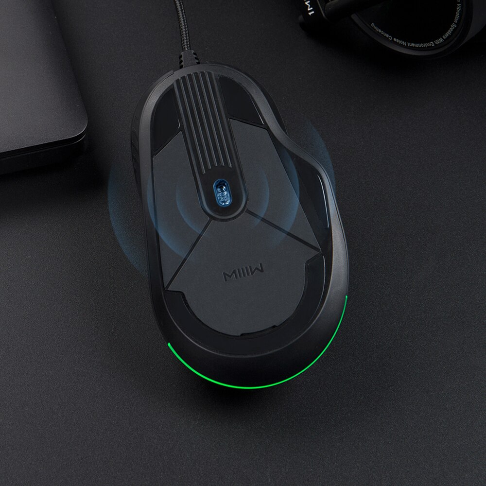 Original MIIIW 700G RGB Colorful light effect 1000HZ Speed Wired Gaming Mouse 6 Buttons 7200DPI Ergonomic Gamer PC Mouse