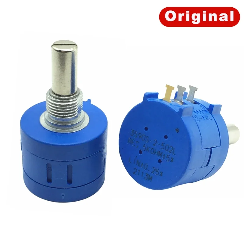 Potenciómetro multigiro, 3590S-2-501L 102L 202L 502L 103L 203L 503L 104L 500Ω 1K 2K 5K 10K 20K 50K 100K Ohm