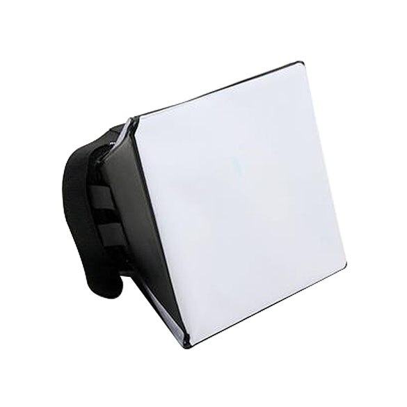 Blitzdiffusor Softbox – Für Gleichmäßiges Licht, Reduziert Schatten – Mit Gummiband Für Blitz