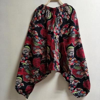 Vintage Mannen Casual Vrouwen Thaise Harembroek Baggy Boho Losse Aladdin Boho Festival Hippy Kiel Hoge Taille Jumpsuit Broek: style 16