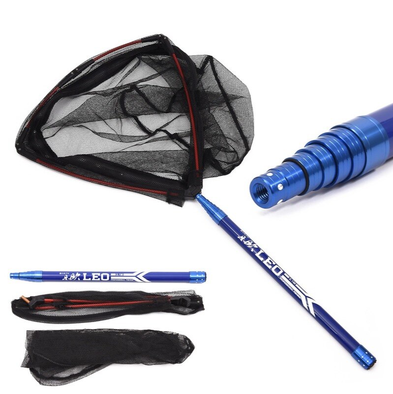 Mini Portable Carbon Fiber Extensible Fishing Net Dipnet Foldable Hand Nets Catch Release Scoop Net Cast Net Fishing Net Cover