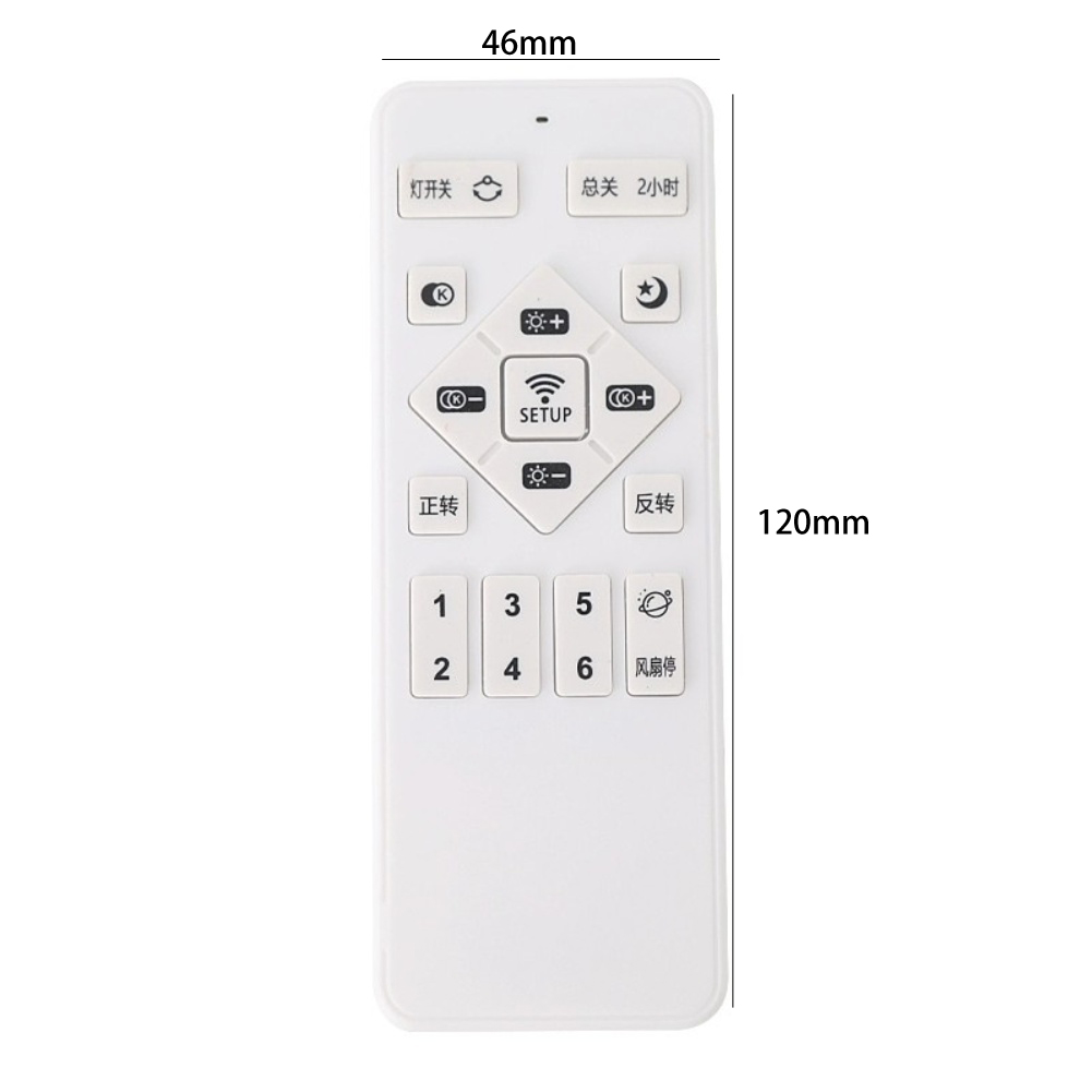 Fjärrstyrd dimmer appstyrd fläkt för sovrum invertermotordrivare dimbar led-stöd tyst effektivt luftflöde