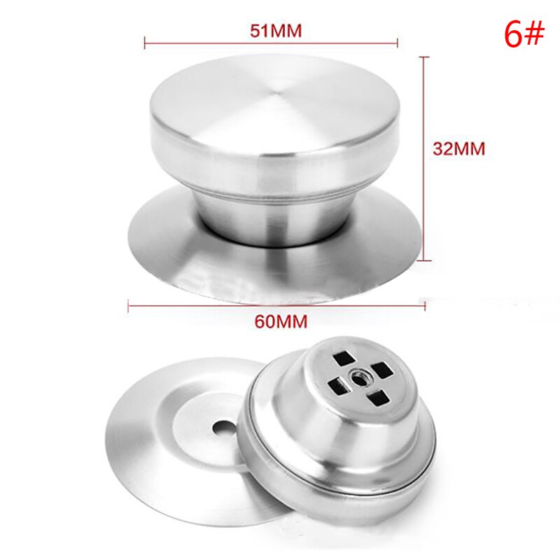 Neue Ersatz Topf Pfanne Deckel Hand Griff Knopf Griff Abdeckung Topf Griff Küche Kochgeschirr Küche Liefert für 6-10cm von kleine löcher: F