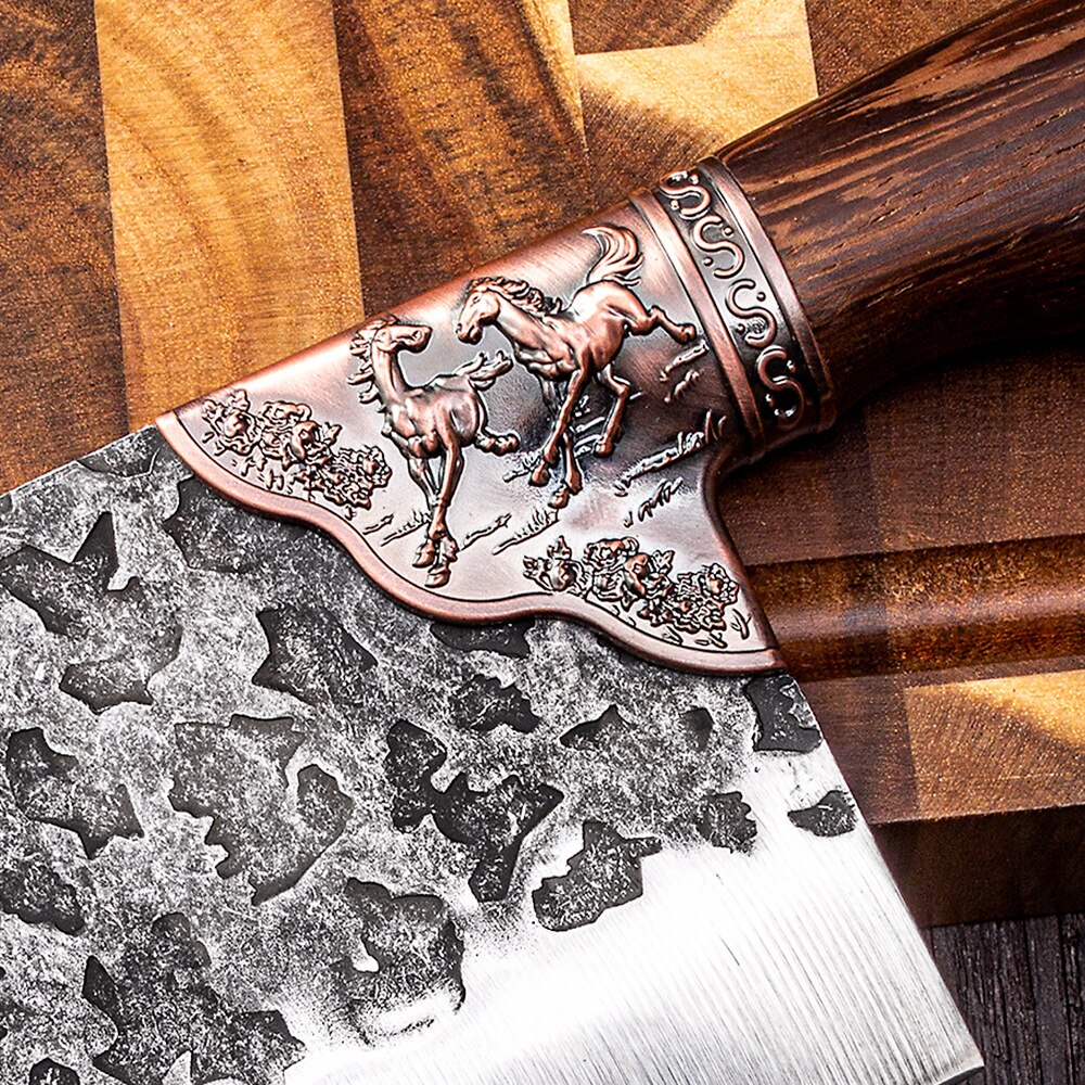Forged Longquan Kitchen Knife Household Chopping Knife Chopping Knife Set Super Fast Sharp Kitchen Knife Kitchen Tools