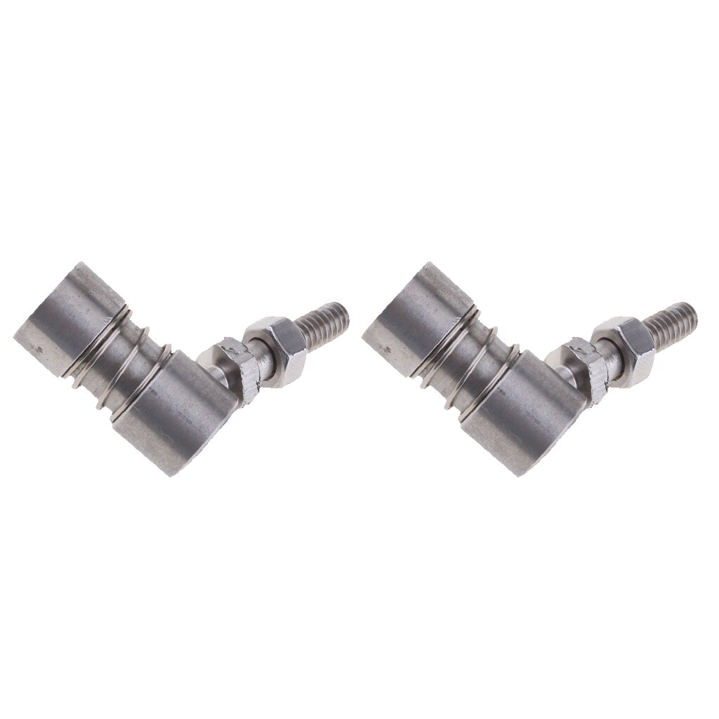 2X Stainless Steel Boat Throttle Ball Joint Replacement Marine Boat Hardware