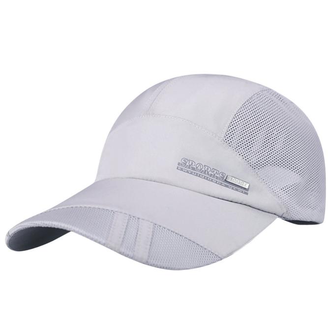 Hat Men Sunhat Adult Mesh Hats For Women Quick-Dry Collapsible Sun Hat Outdoor Sunscreen Baseball Cap: Khaki