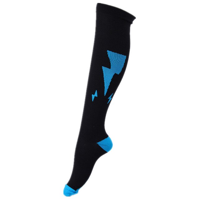 unisex Sport Kompression Strümpfe Krampfadern Strumpf Bein Unterstützung Gezogen Muskel strecken Blut Bündelung Anti Müdigkeit Männer Socken: 4 / L/XL