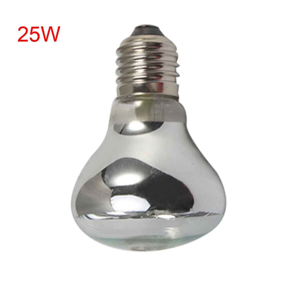 Spot lumineux chauffant Reptile, ampoule chaude E27, 25/50/75/100W: Transparent 25W