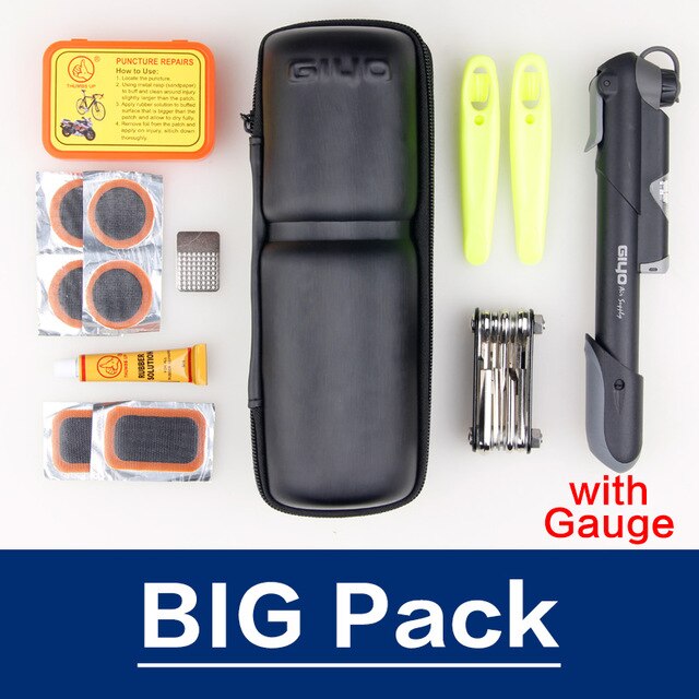 Giyo Fiets Reparatie Kits Bag Fietsen Bicicle Reparatie Kits Fietsen Reparatie Gereedschap Reparatie Kits Draagbare Fietsen Tool Fiets Gereedschap: Big Tools Kit