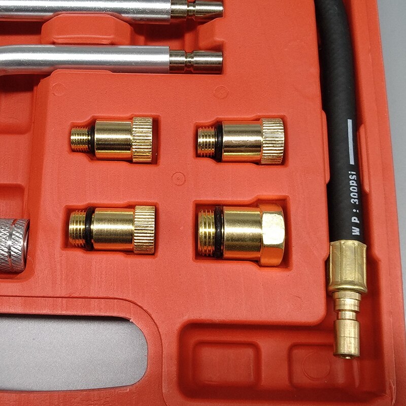 Duurzaam Compressie Tester Manometer Tester Kit Motor Auto Benzine Gas Motor Cilinder Motorfiets Manometer Adapter